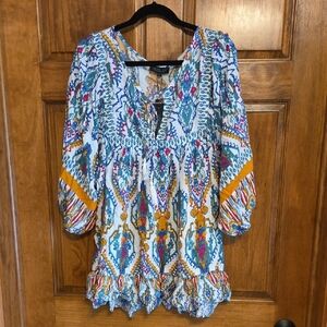NWT Rachel Zoe Multicolor Bohemian Blouse